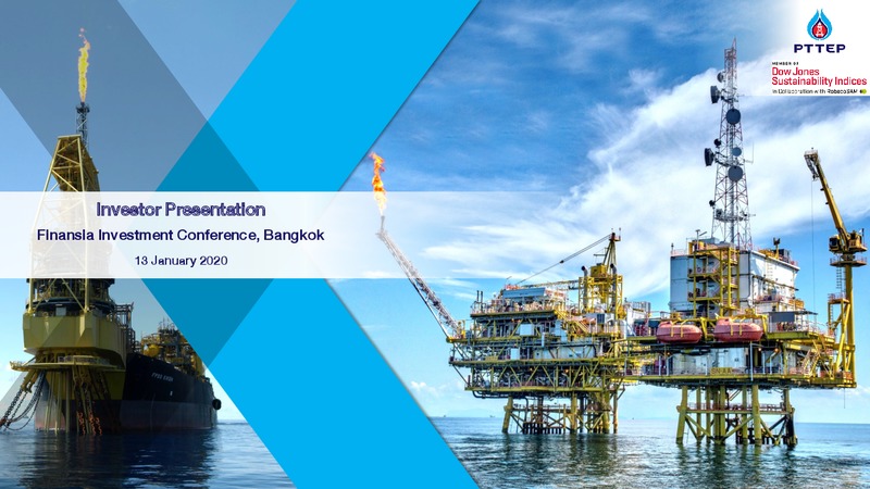 Finansia Investment Conference – PTTEP – slide 1