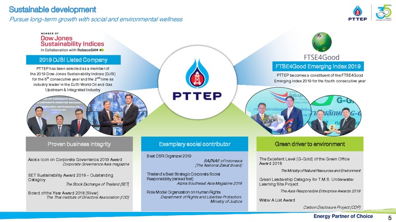 Finansia Investment Conference – PTTEP – slide 4