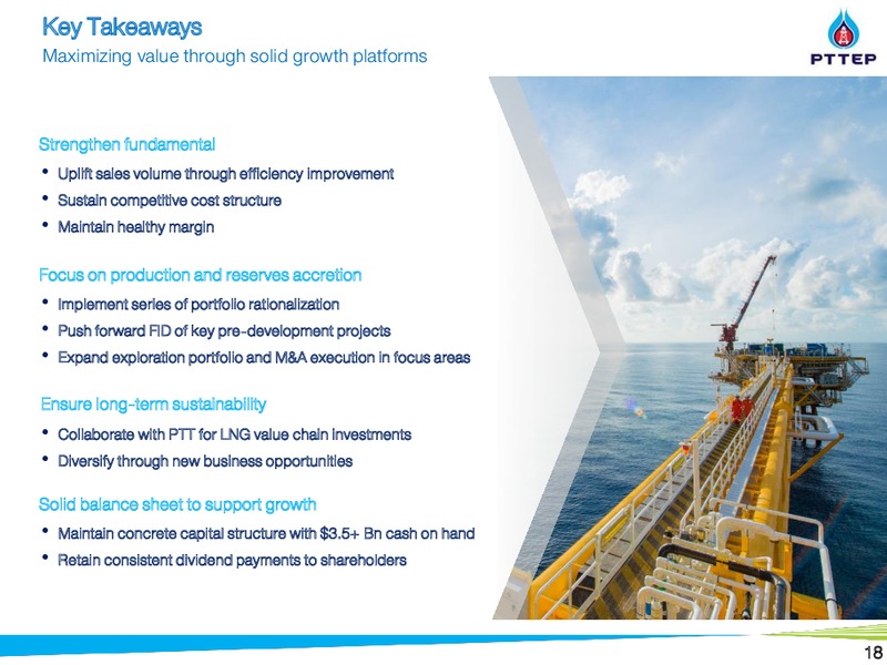 Thailand Conference – PTTEP – slide 18