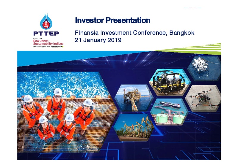Finansia Investment Conference – PTTEP – slide 1