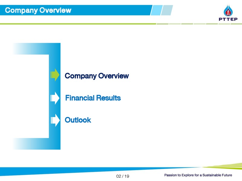 JP Morgans Thailand CEO CFO Conference – PTTEP – slide 2
