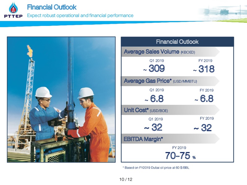 2018 Year End Financial Results – PTTEP – slide 10