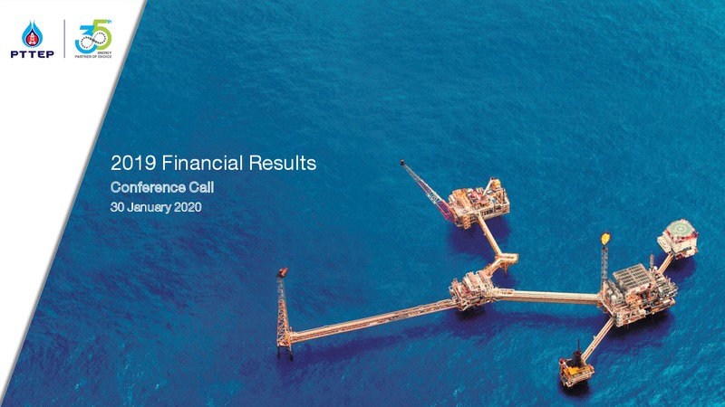 2019 Financial Results Conference – PTTEP – slide 1