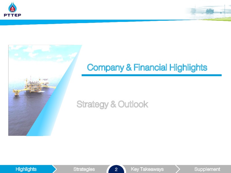 Non deal Roadshow – PTTEP – slide 2