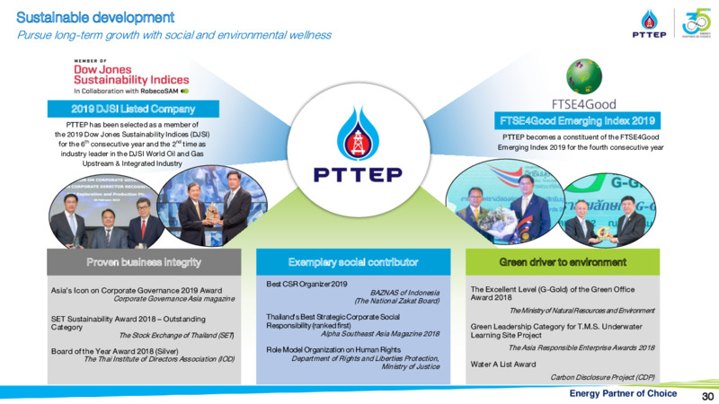 CLSA Group Conference – PTTEP – slide 29
