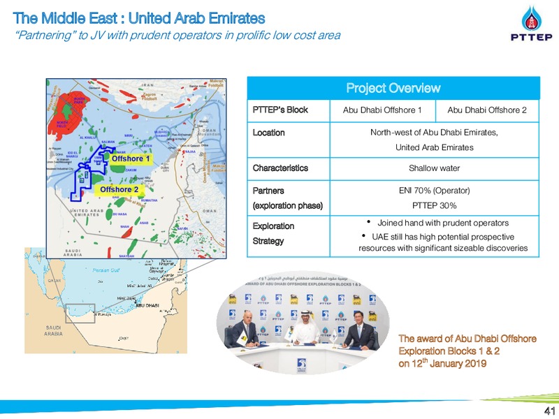 Non Deal Road Show by UBS and BNPP – PTTEP – slide 40