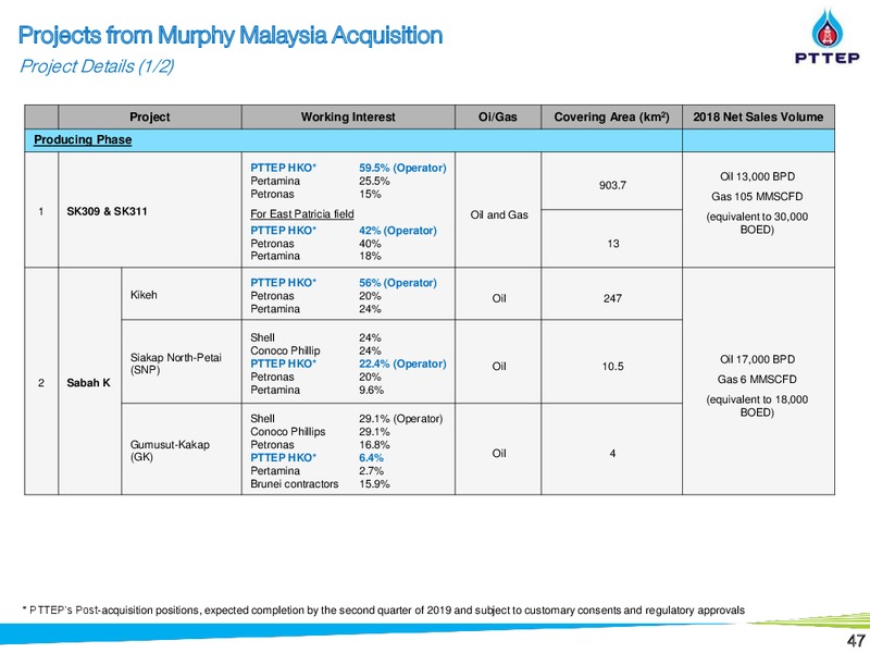 Non Deal Roadshow by DBTisco – PTTEP – slide 46