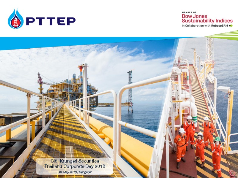 May 2018 Citi Krungsri Securities Thailand Corporate Day – PTTEP – slide 1