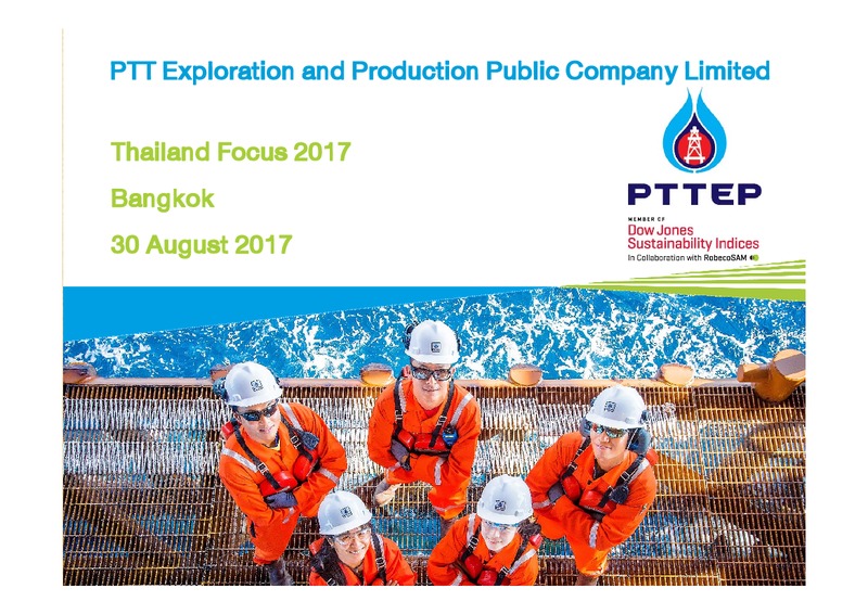 Thailand Focus 2017 – PTTEP – slide 1