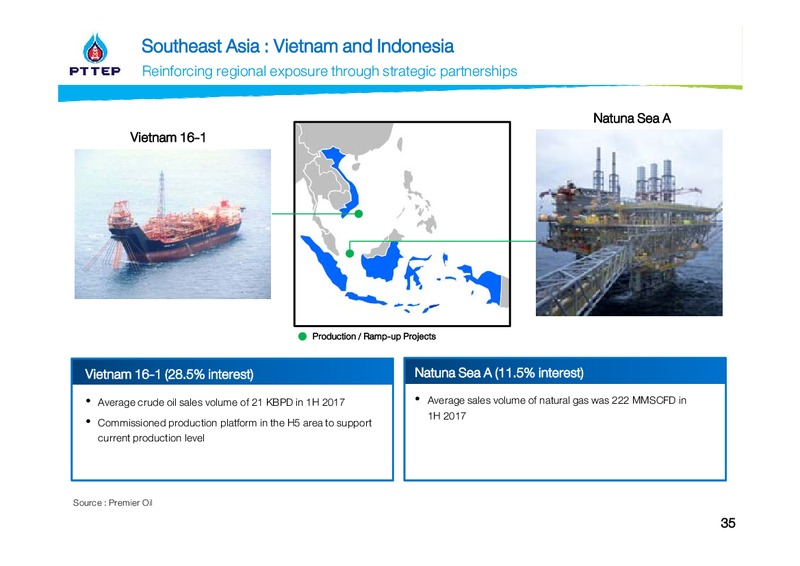 Thailand Focus 2017 – PTTEP – slide 35
