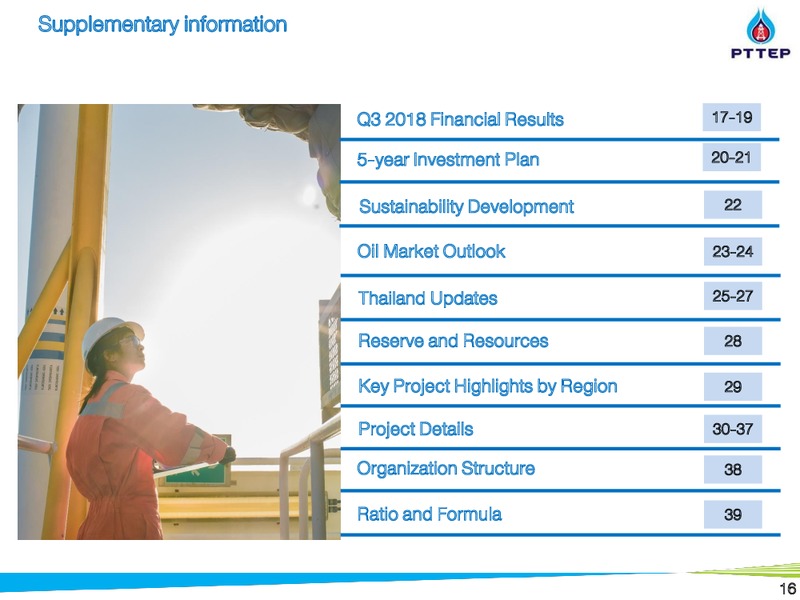 APAC Resources Conference – PTTEP – slide 16