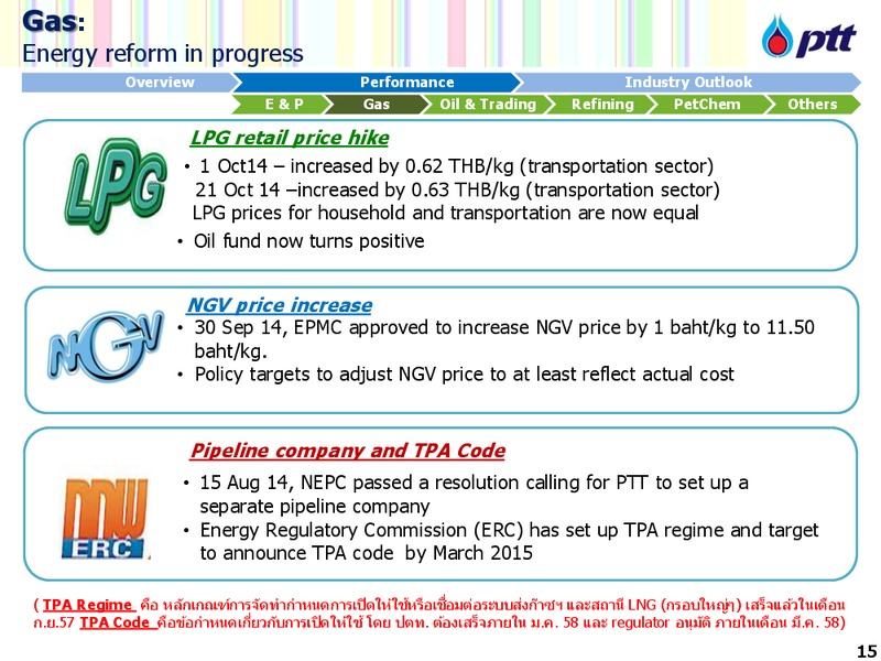 Investor Update – PTTEP – slide 16