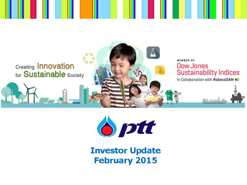 Investor Update – PTTEP – slide 1