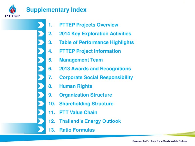 INVESTOR PRESENTATION – PTTEP – slide 17