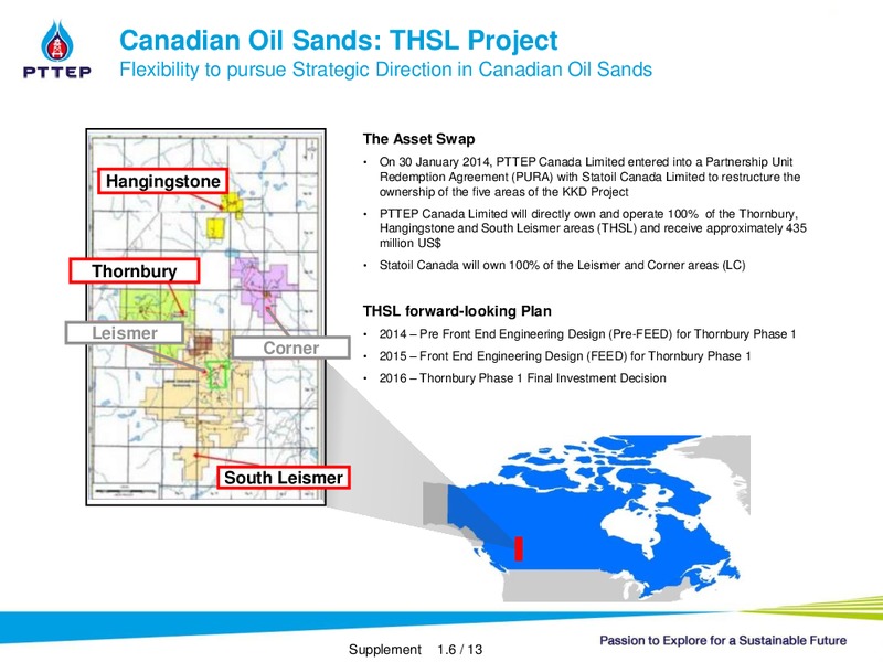 INVESTOR PRESENTATION – PTTEP – slide 23