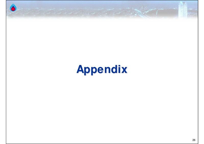 Q1 2005 EARNINGS CALL – PTTEP – slide 25