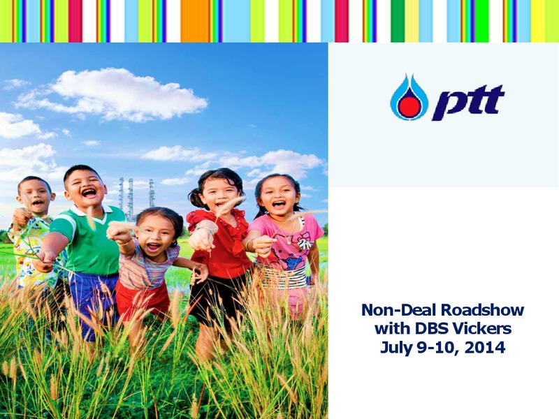 Non Deal Roadshow – PTTEP – slide 1