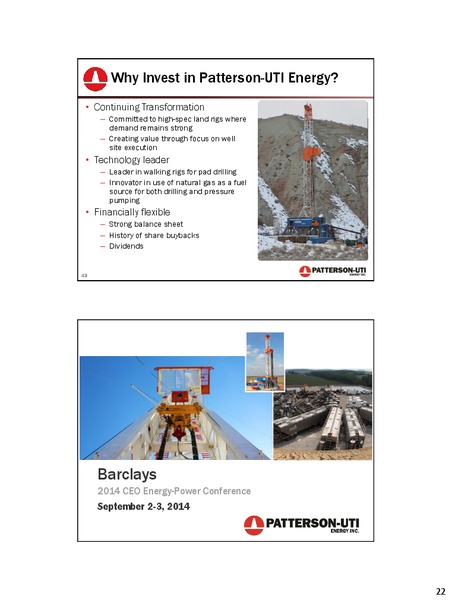 BARCLAYS 2014 CEO ENERGY POWER CONFERENCE – PTTEP – slide 22