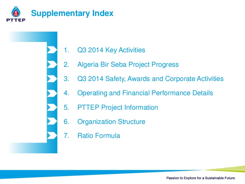 Q3 2014 ANALYST MEETING – PTTEP – slide 17