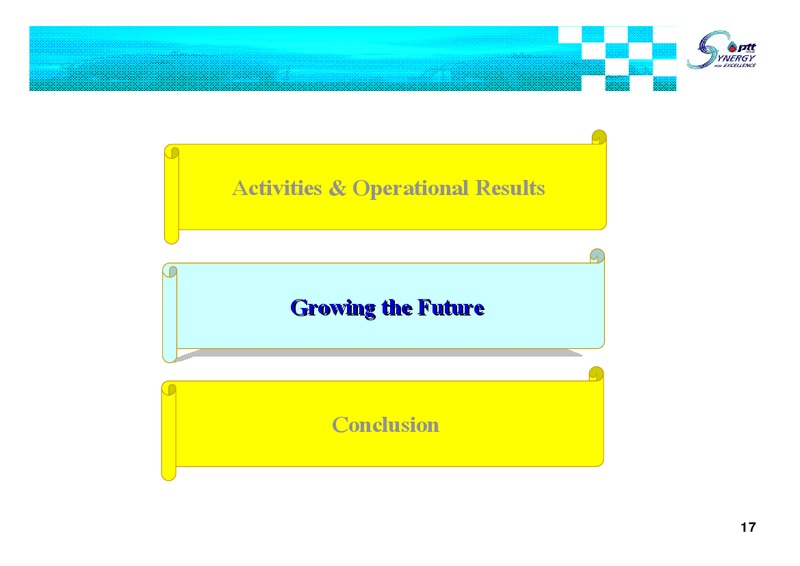 Q3 2007 ANALYST MEETING – PTTEP – slide 16