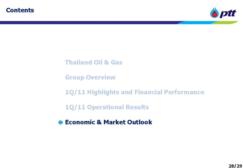 JUNE 2011 INVESTOR UPDATE – PTTEP – slide 28