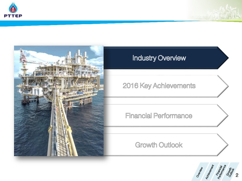 2016 Year End Analyst Meeting – PTT Public Company Limited – slide 2