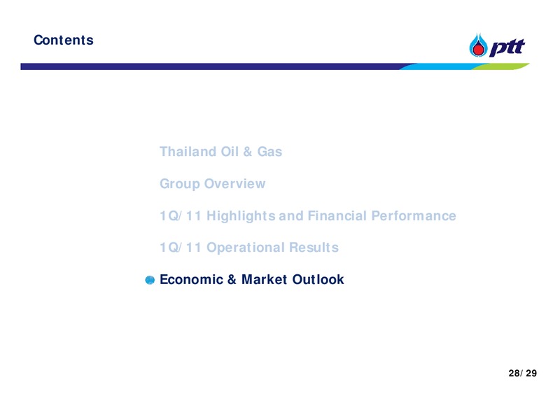INVESTOR UPDATE – PTT Public Company Limited – slide 28