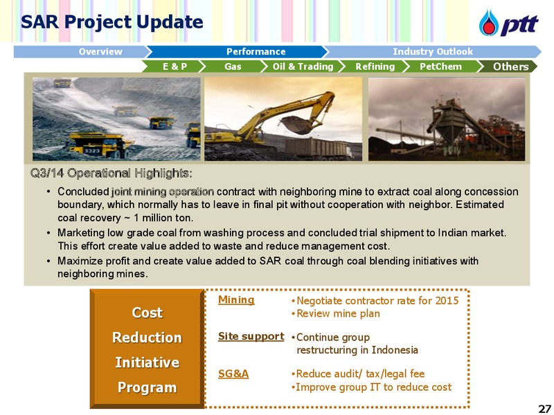 DECEMBER 2014 INVESTOR UPDATE – PTT Public Company Limited – slide 28