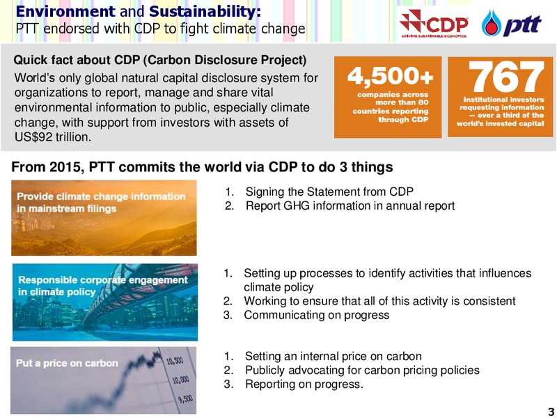 Q3 2014 Analyst Meeting – PTT Public Company Limited – slide 4