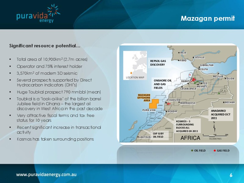 Investor Presentation – Pura Vida Energy Nl – slide 6