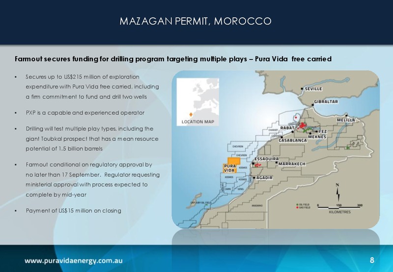 Investor Presentation – Pura Vida Energy Nl – slide 8