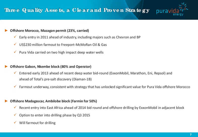 INVESTOR PRESENTATION – Pura Vida Energy Nl – slide 7