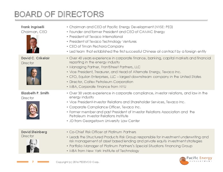 Noble Financial Capital Markets Equity Conference – Pacific Energy Development – slide 6