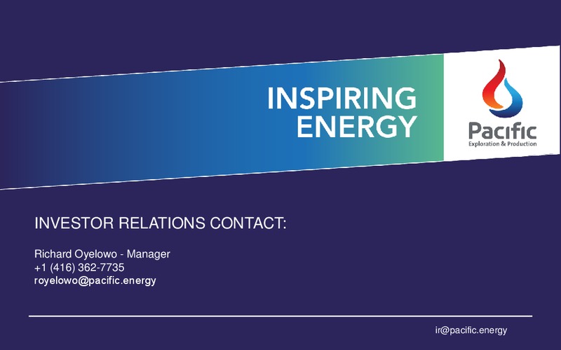 May 2017 AGM Presentation – Pacific Exploration and Production Corp – slide 17