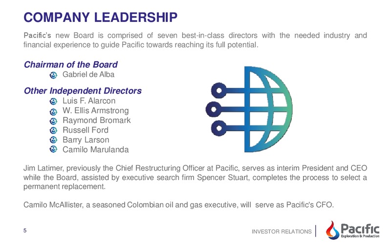 Investor Presentation – Pacific Exploration and Production Corp – slide 4