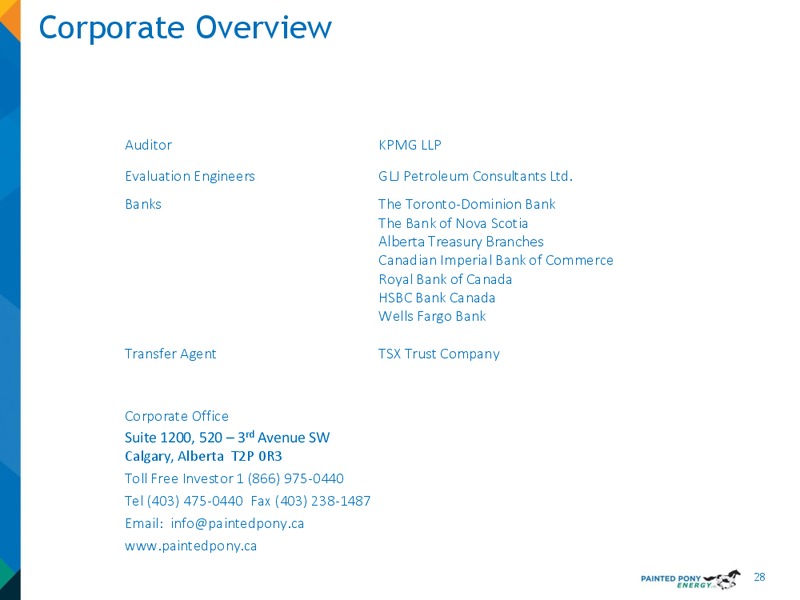 March 2019 Investor Update – Painted Pony Energy Ltd. – slide 28