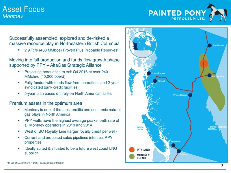 December 2015 Investor Presentation – Painted Pony Petroleum Ltd – slide 3