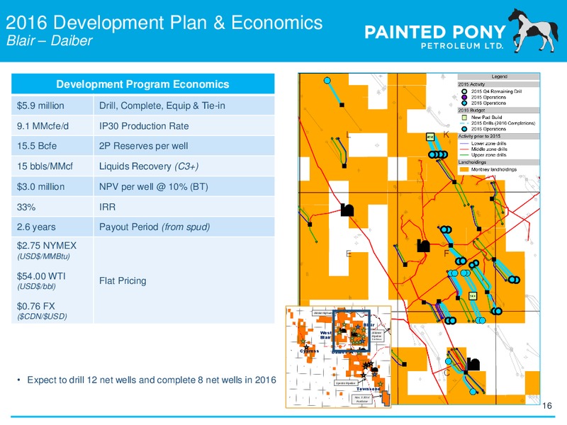 December 2015 Investor Presentation – Painted Pony Petroleum Ltd – slide 16