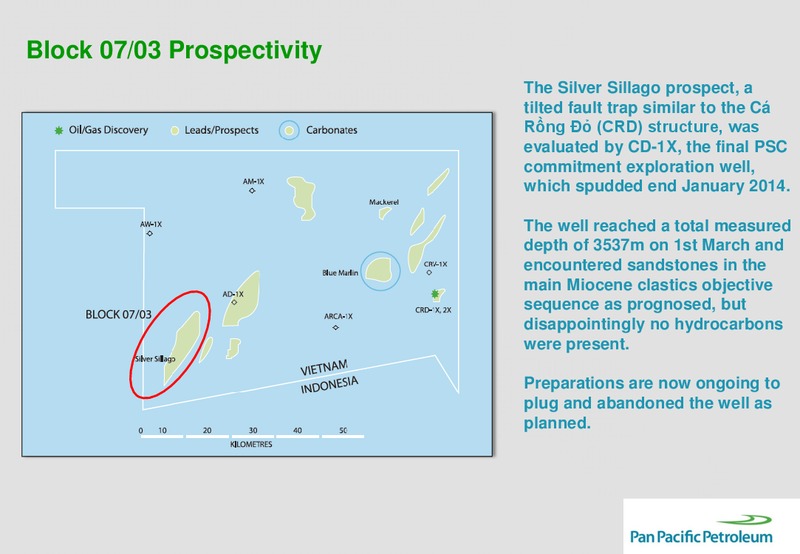 EXCELLENCE IN OIL AND GAS CONFERENCE – Pan Pacific Petroleum – slide 15