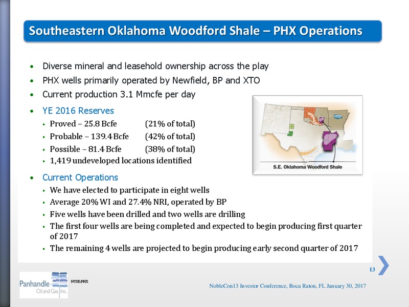 NobleCon 13 Noble Capital Markets – Panhandle Oil and Gas Inc. – slide 12