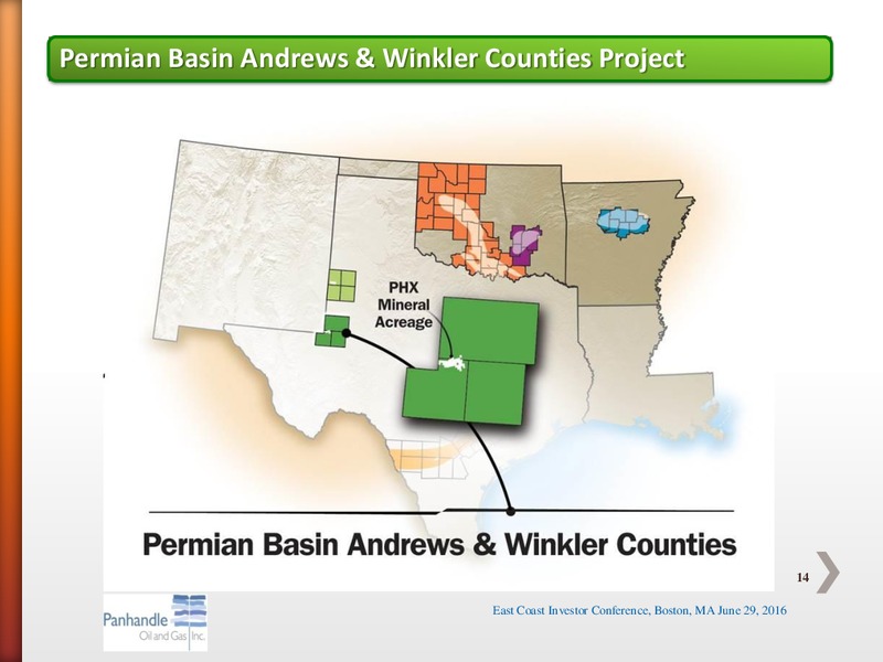 East Coast Ideas Investors Conference – Panhandle Oil and Gas Inc. – slide 13