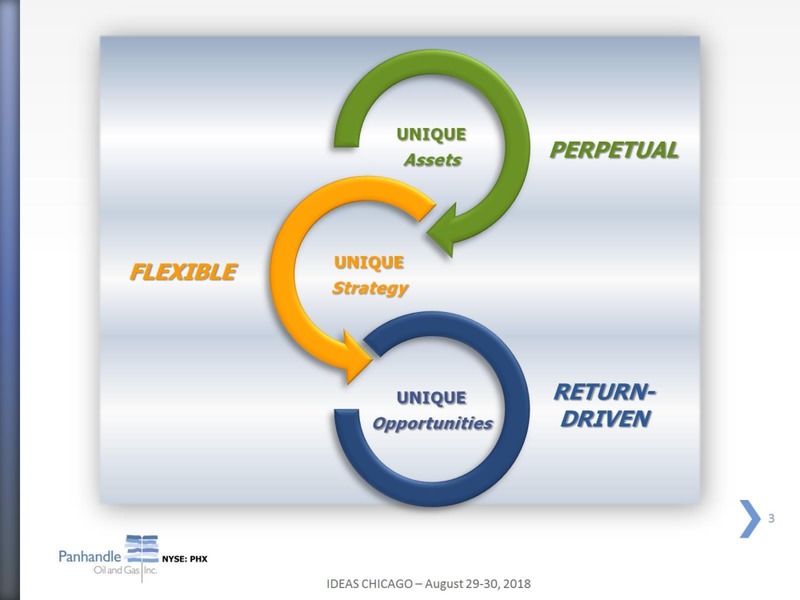 August 2018 Investor Presentation – Panhandle Oil and Gas Inc. – slide 2