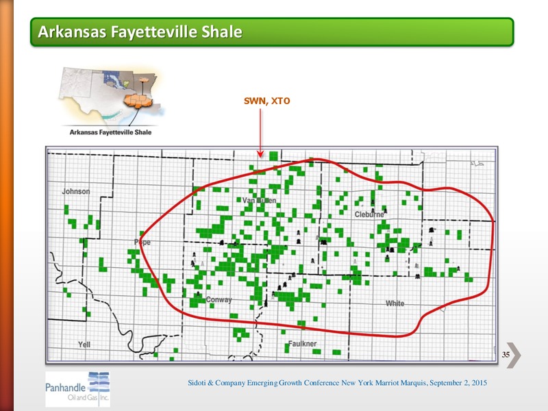 Sidoti Co Emerging Growth Conference – Panhandle Oil and Gas Inc. – slide 34