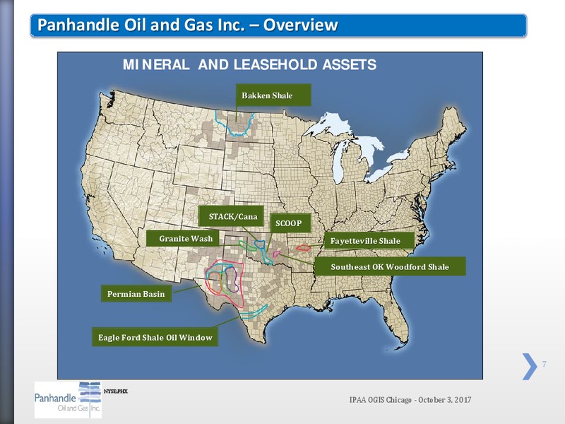 OGIS Chicago 2017 IPAA Oil and Gas Investor Conference – Panhandle Oil and Gas Inc. – slide 6