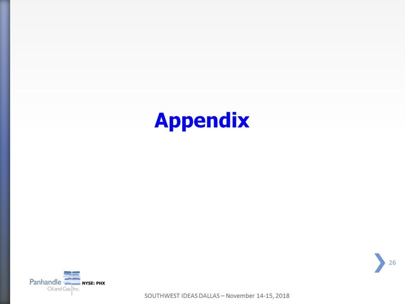 Southwest IDEAS Investor Conference – Panhandle Oil and Gas Inc. – slide 25