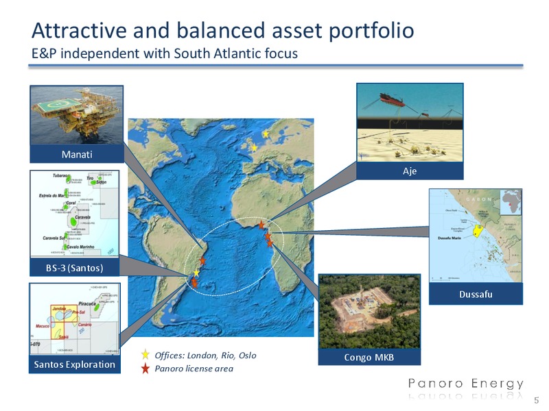 Q2 2011 EARNINGS CALL – Panoro Energy Asa – slide 5