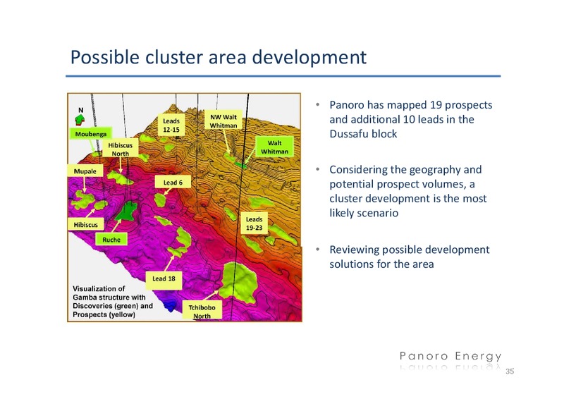 Q3 2011 EARNINGS CALL – Panoro Energy Asa – slide 34