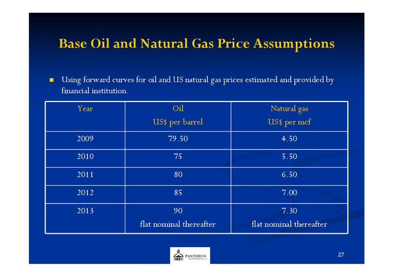 AGM PRESENTATION – Pantheon Resources – slide 26