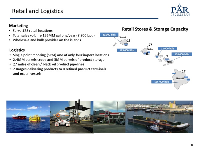 MAY 2015 INVESTOR PRESENTATION – Par Petroleum Corporation – slide 7