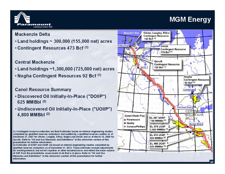 May 2015 Annual General Meeting – Paramount Resources Ltd. – slide 22